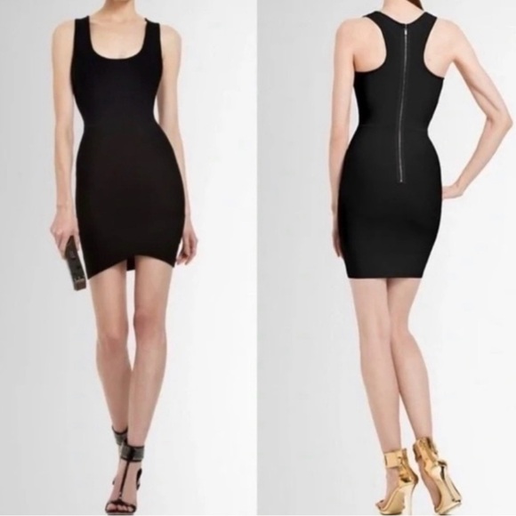 BCBG Maxazria Black Gisela Bodycon Mini Dress
